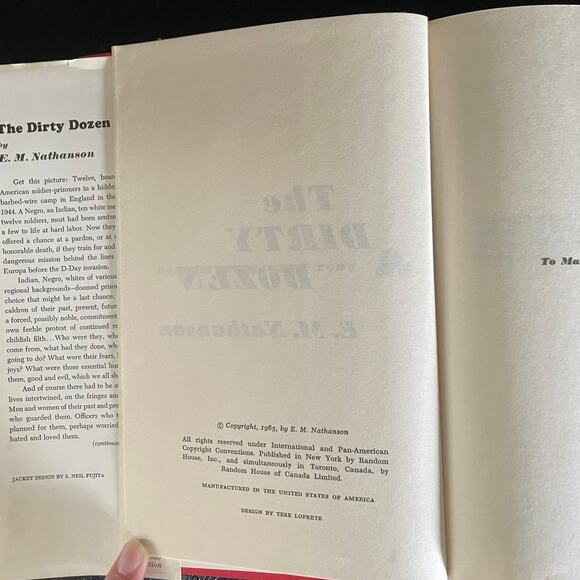 The Dirty Dozen by E.M. Nathanson | 1965 | Book Club Edition - Picture 4 of 10